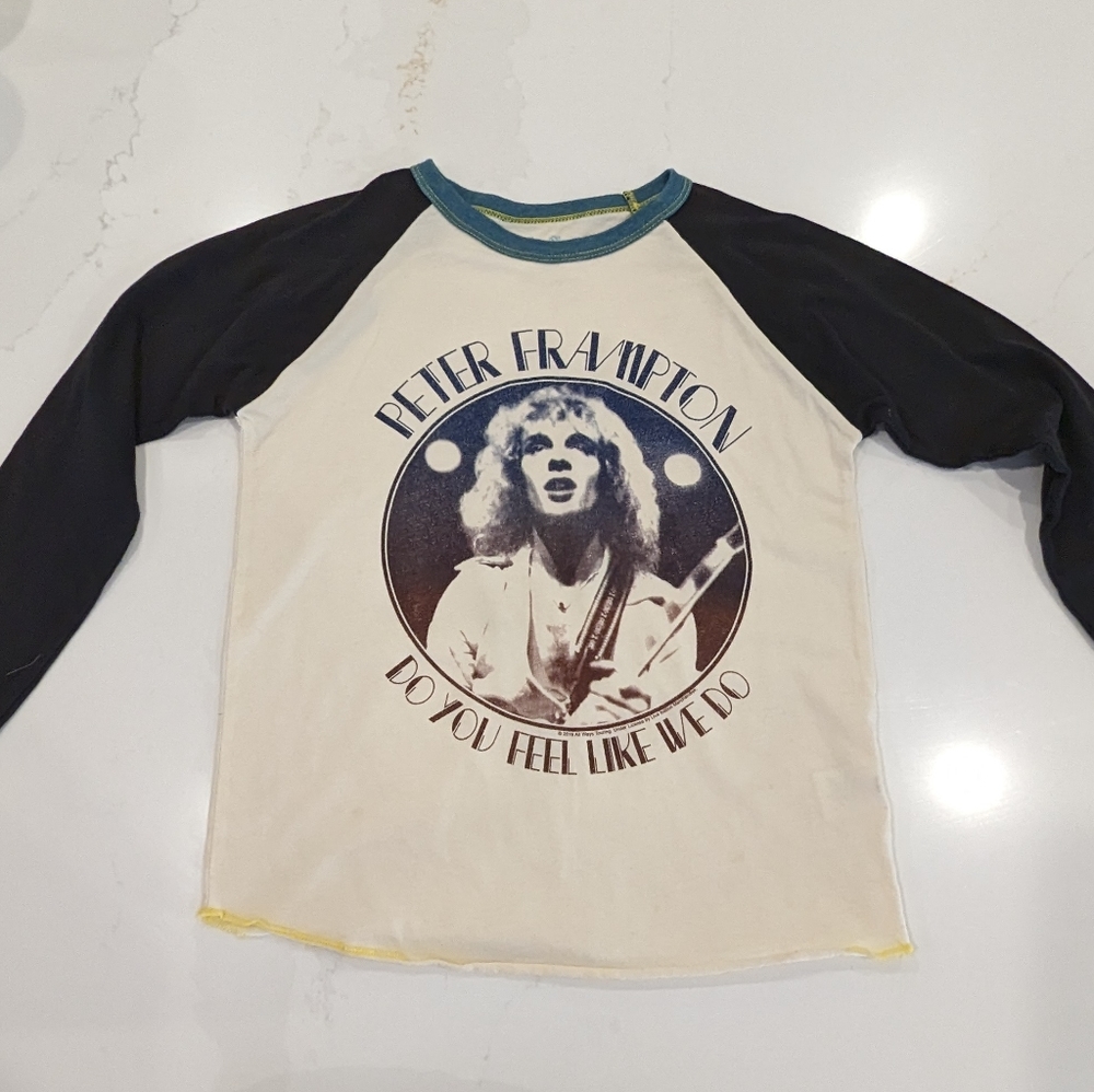 Rowdy Sprout Peter Frampton Baseball Tee